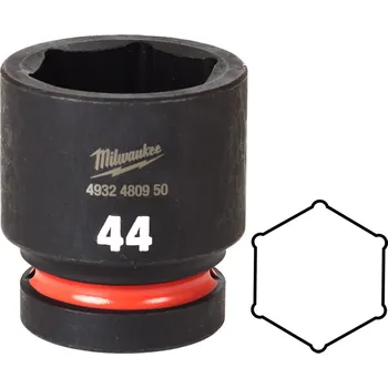 Milwaukee Průmyslové hlavice SHOCKWAVE™ IMPACT DUTY 1” HEX krátké (44 mm) 4932480950 free_store_pickup