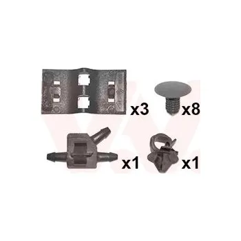 Karosérie Montážní sada, víko motoru VAN WEZEL 4328797