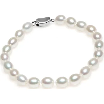 Náramek Lillian Vassago Stříbrný náramek zdobený perlami LLVY-SB003W