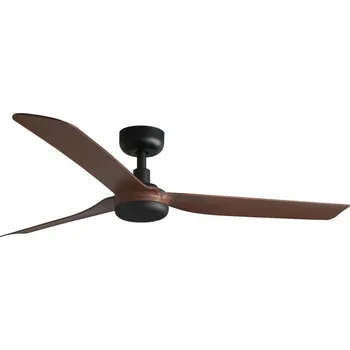 Stropní ventilátor FARO 33817WT-Stropní ventilátor PUNT M hnědá/černá pr.132 cm WT+dálkové ovládání