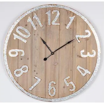 Hodiny Nástěnné hodiny 1xAA pr. 60 cm béžová