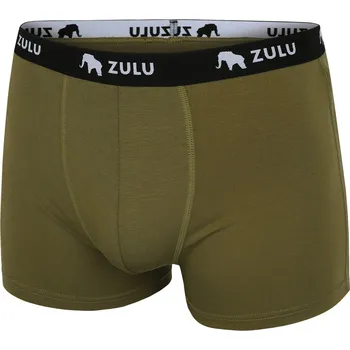 Boxerky Pánské boxerky Zulu Bambus 210 4in Velikost: L / Barva: zelená