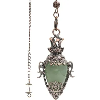 Sběratelství Kyvadlo z přírodního kamene pro věštění | věštecký nástroj - Zelený avanturín 1