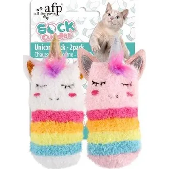 Ponožky AFP Sock Cuddler s jednorožci – se šantou a aktinidií