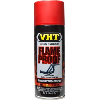 VHT Flameproof žáruvzdorná barva do 1093°C, červená matná, 400ml