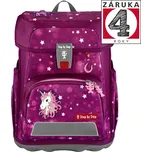 Školní aktovka HAMA Step by Step CLOUD, 5-dílný set - Sweet Unicorn Nuala