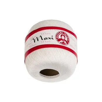 Příze Příze MAXI MT - Bělená bílá - 100g / 565 m