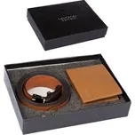 Leonardo Verrelli Luxusní sada dárková pro pány s páskem 120 cm