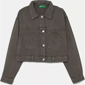 Chlapecká bunda Dětská bunda United Colors of Benetton šedá barva, 21AQCN060 21AQCN060.G.Seasonal 90X, vel. 140