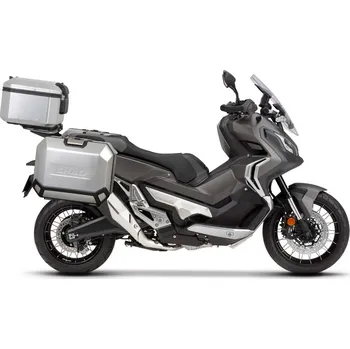Zavazadlo na motocykl Kompletní sada hliníkových kufrů SHAD 130.kitTERRAbig48-34 TERRA, 48L topcase 47L/47L boční kufry, včetně montážní sady a plotny SHAD HONDA X-ADV 750