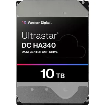 Ukládání dat WD ULTRASTAR DC HA340 10TB / 0B47062 / SATA 6Gb/s / Interní 3,5"/ 7200 rpm / 512MB / ULTRA 512E SE NP3