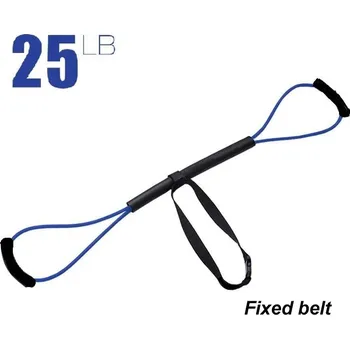 Odporové lano na trénink síly a rychlosti | odporová guma, posilovací lano - 25 LB a pás