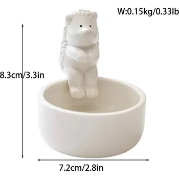 Svícen Roztomilý keramický zvířecí svícen na čajovou svíčku | svícen, dekorace - Typ 15