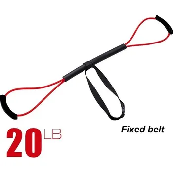 Odporové lano na trénink síly a rychlosti | odporová guma, posilovací lano - 20 LB a pás