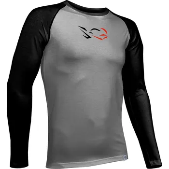 Pánské funkční tričko nanosilver® Combi Ride šedo-černé