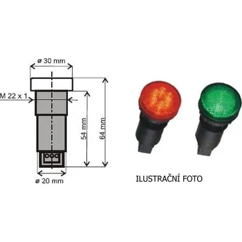vypínač ELE SIGNÁLKA EIS-96 W 230VAC