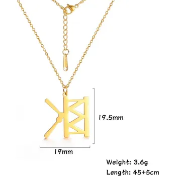 Přívěsek Cazador hudební přívěsek | šperky - Drum Kit-Gold