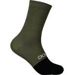 Cyklistické ponožky POC Flair Mid Epidote Green/Uranium Black S