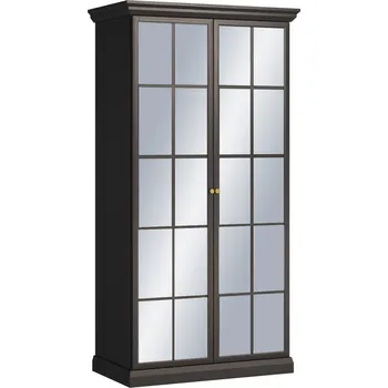 Šatní skříň Šatní skříň Lucca S2DL - černý grafit