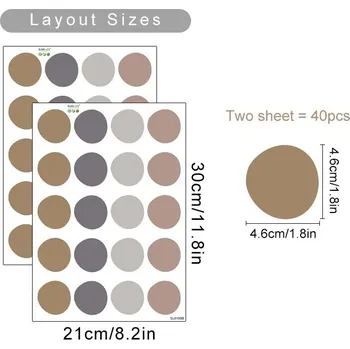 Samolepící dekorace Dětské samolepky na zeď-tečky barevné | Dětské samolepky, Samolepky na zeď, puntíky na zeď - SL6159B