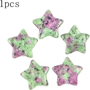 Sběratelství Přírodní krystal hvězda 20mm | ochranný amulet 1 ks - Přírodní zoisite