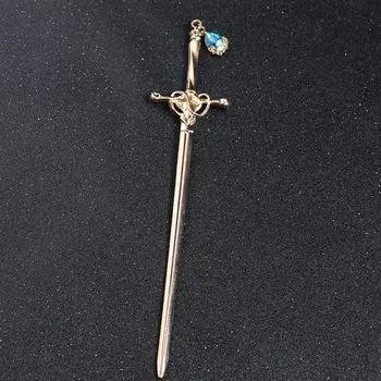 Ozdoba do vlasů Čínská mečová spona | ozdoba vlasů, stylová spona - 2