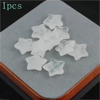 Sběratelství Přírodní krystal hvězda 20mm | ochranný amulet 1 ks - Přírodní bílý křemen