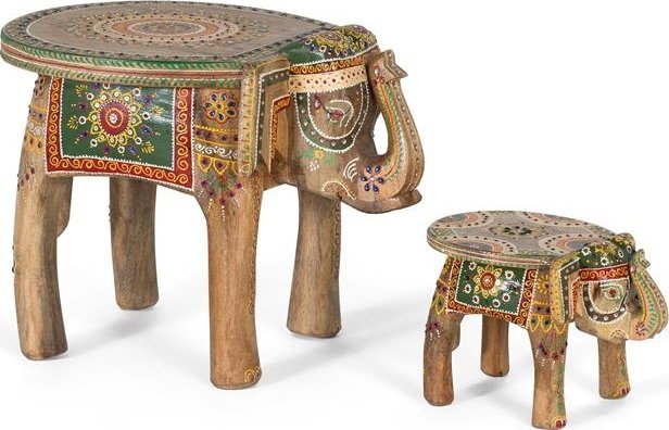 Stolky Elephants 48 cm orientální set