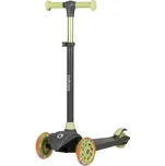 Lionelo - Dětská koloběžka JESSY 3xAA šedá/zelená