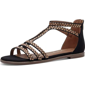 Dámské sandále DÁMSKÉ SANDÁLY TAMARIS 1-28149-44 048 ČERNÁ Barva: Černá, Velikost: 37