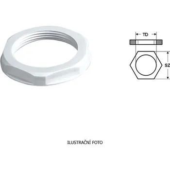 Matice HELU MATICE KMK-PA PG7 PLAST. ČERNÁ, 96458