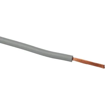 elektrický kabel Vodič H05V-K CYA šedá 0,75
