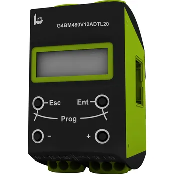 Relé TELE RELÉ HLÍDACÍ G4BM480V12ADTL20 ZÁTĚŽE - PŘÍKONU 1F NEBO 3F MULTIFUNKČNÍ 2 CO MONITOROVÁNÍ TEPLOTY VINUTÍ MOTORU 2394700