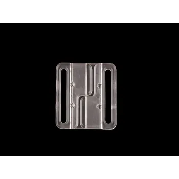 Plavkové zapínání šíře 32 mm plastové, barva 3 transparent