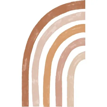 Samolepící dekorace Boho duhová samolepka na zeď | nálepka na stěnu, vinylová dekorace - SL6218B , Rozměr 56 x 100 cm