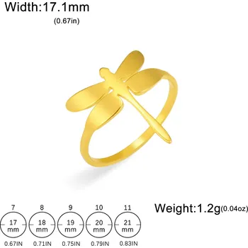 Prsten Cazador prsten vážka | Dámský šperk - Styl A-G , 9