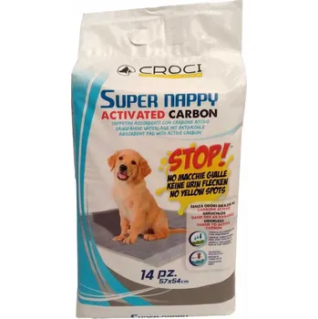 Návyková podložka Super Nappy Carbon 57 x 54 cm (14 ks)