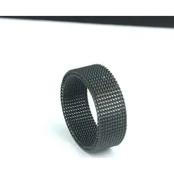 Prsten Moderní ocelový prsten se zajímavým motivem | prsten, šperk - černý , 8