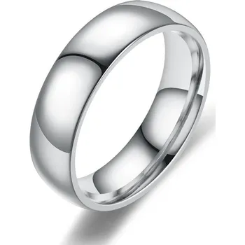 Prsten Duhový hladký ocelový prsten pro ženy | dámský prstýnek, módní šperk - Stříbro , 10