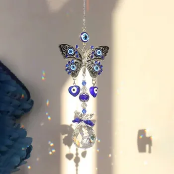 Zahradní dekorace Ďáblovo oko motýlí křišťál | ochranný amulet, zahradní dekorace - C 3274