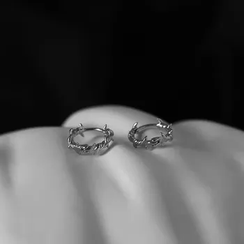 Náušnice Řetízkový šperk s trny a srdcem | Elegantní šperky, módní doplňky - B3723-1