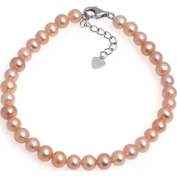 Náramek Lillian Vassago Stříbrný náramek zdobený perlami LLVY-SB008V