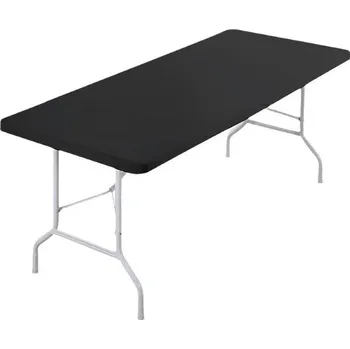 ubrus Ubrus venkovní omyvatelný elastický skládací obdélníkový | ubrus, textilní ubrus - Černý