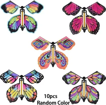 Hra na zahradu 10 ks Létající motýlí překvapení pro děti | motýlí hračka, dětská hračka - 10ks-200003699