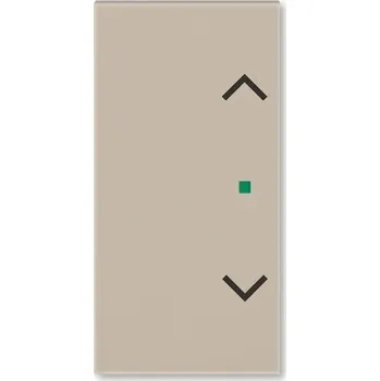 vypínač Kryt 2násobný levý/pravý, symbol "žaluzie" ABB Levit 6220H-A02002 18 macchiato