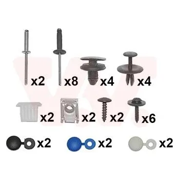 Nárazník Montážní sada, nárazník VAN WEZEL 4042794