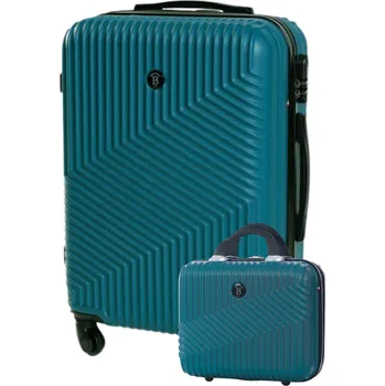 Cestovní kufr BERTOO Milano - zelený set 2v1 XXL