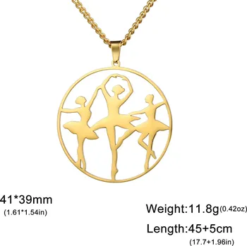 Náhrdelník Cazador náhrdelník s tanečnicí z oceli | šperky - Styl D-G