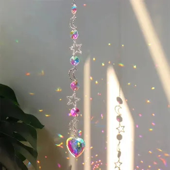 Závěsný křišťálový lapač slunce | závěsná dekorace, venkovní dekorace - 3486 A