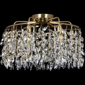 Přisazený lustr 6xE14/60W/230V pr. 50 cm zlatá